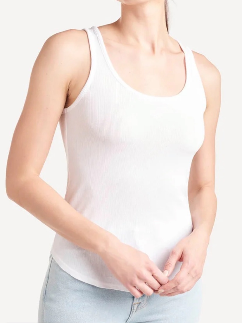 Splendid Nwt Zuma Rib Tank White Size Small
